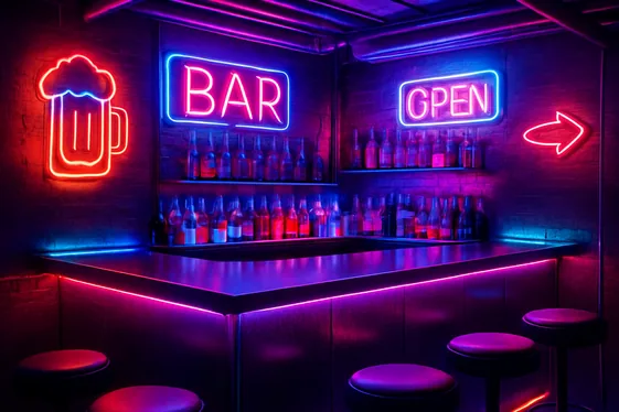 Use Neon Lighting to Set a Vibrant Mood illustration