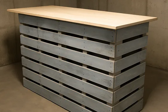 Build a DIY Pallet Bar on a Budget illustration