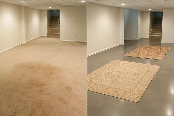 Replace Carpet With Polished Concrete Flooring illustration