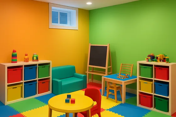 Design a Multi-Functional Play Area for Kids illustration