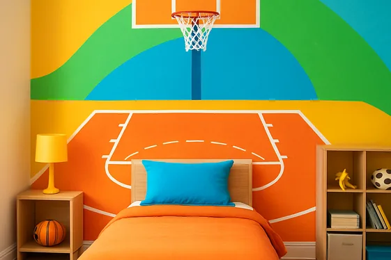 Bold Court-Inspired Wall Murals to Energize the Room illustration