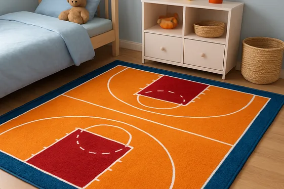 Quick Facts About Basketball-Themed Rugs illustration