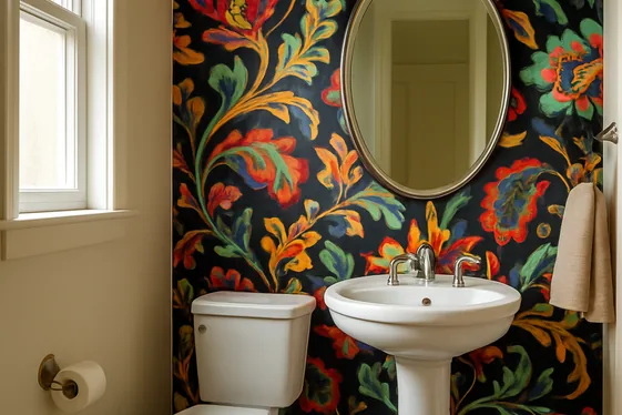 Use Bold Wallpaper to Inject Personality illustration