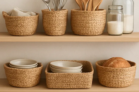 Woven Baskets for Stylish Storage Solutions illustration