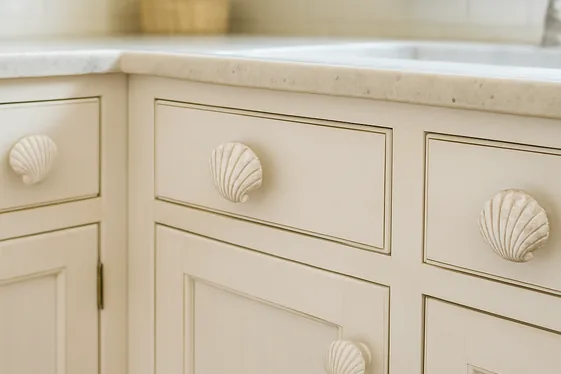 Seashell-Inspired Hardware for Drawers and Cabinets illustration