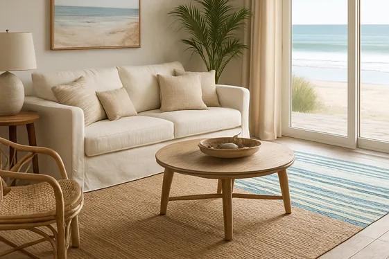 Comparison of Different Rug Choices for a Beachy Floor illustration