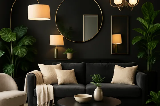 Bulletproof Ways to Brighten Black Living Rooms illustration