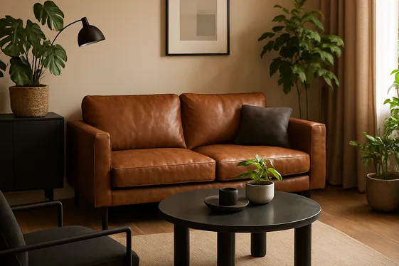 Mix Black with Earthy Browns for Warmth illustration