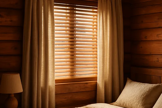 The Best Window Treatments for Cabin Bedrooms illustration