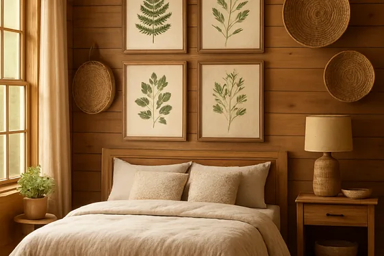 Incorporating Nature-Inspired Art and Decor illustration