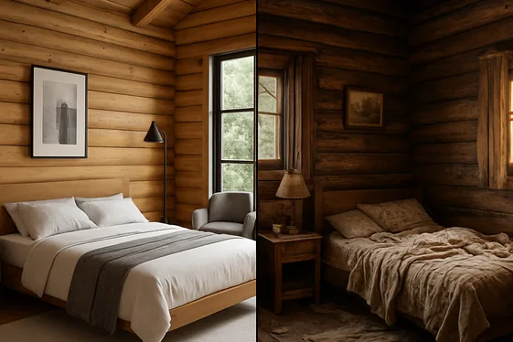 Do’s and Don’ts of Mixing Cabin and Modern Design illustration