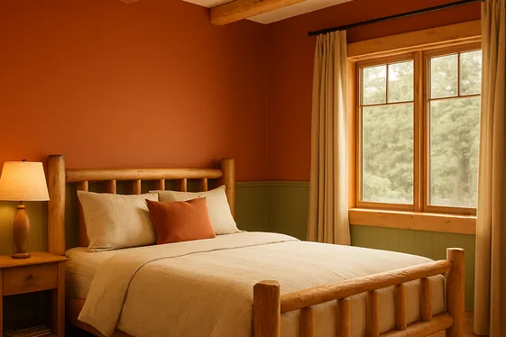 Creating a Cabin Ambiance with Color Psychology illustration