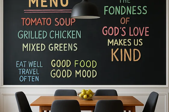 Use Chalkboard Paint for Interactive Walls illustration
