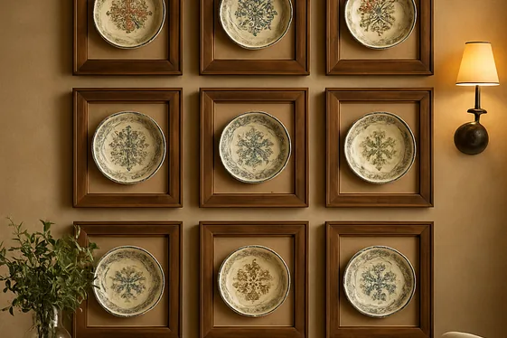 Frame Vintage Plates for Classic Charm illustration