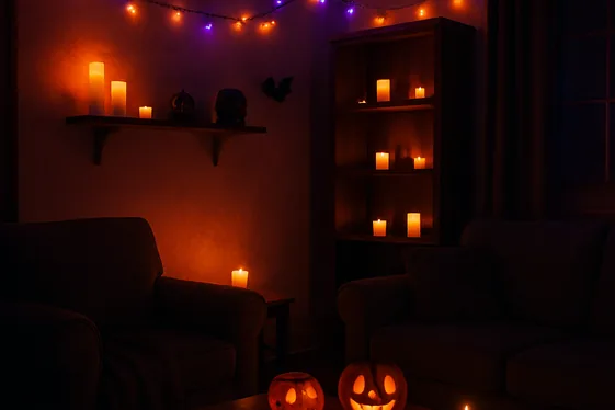 Glow-Up Your Space With Spooky Lighting illustration