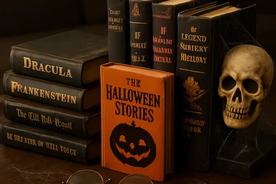 Introduce Themed Halloween Books and Novels illustration