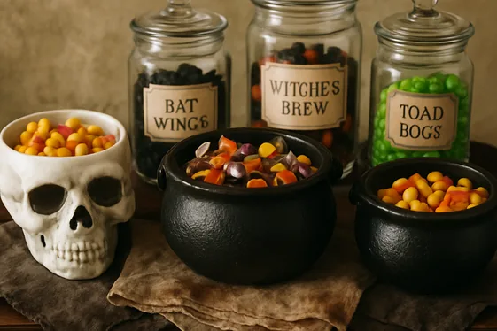 Set Up a Sinister Candy Station illustration
