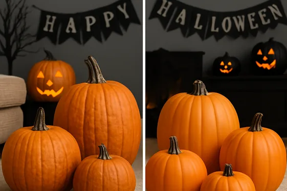 Compare Real vs Faux Pumpkins for Decor illustration
