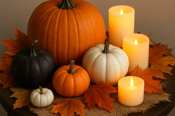 Create a Cozy Yet Creepy Pumpkin Display illustration
