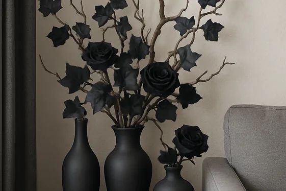 Add Faux Creepy Plants and Florals illustration