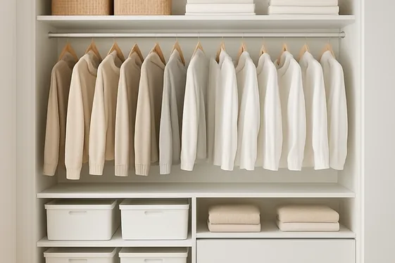 Maintain Clean Lines with Streamlined Closet Systems illustration