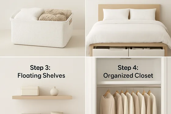 Declutter with Simple Storage Solutions illustration