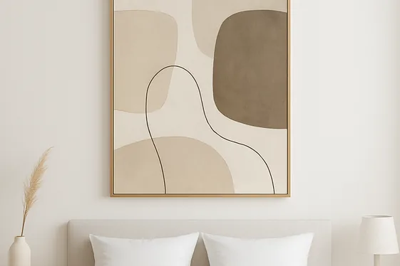 Limit Wall Art to One or Two Statement Pieces illustration