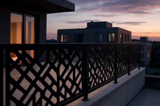 Geometric Pattern Metal Railings for Bold Statements illustration