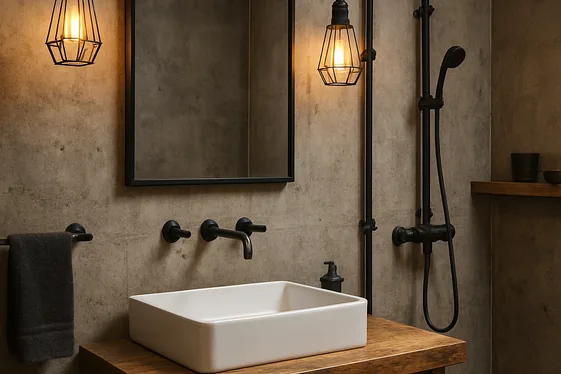 Blend Industrial Features for an Edgy Touch illustration