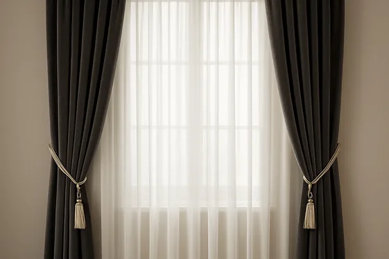 Layer Window Treatments for Depth illustration