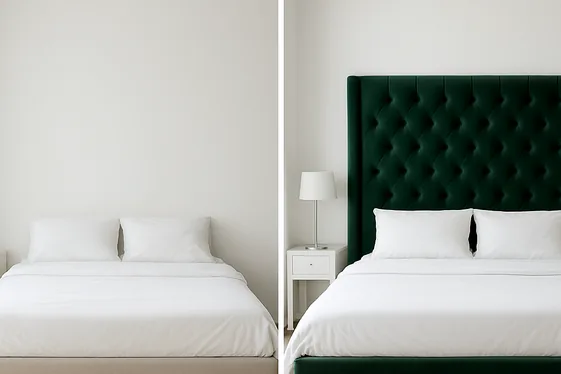 Add a Statement Headboard illustration