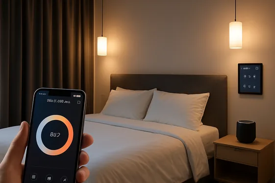 Introduce Smart Bedroom Technology illustration