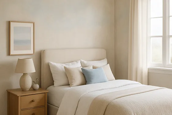 Sea-Inspired Neutral Palettes for Bedroom Walls illustration