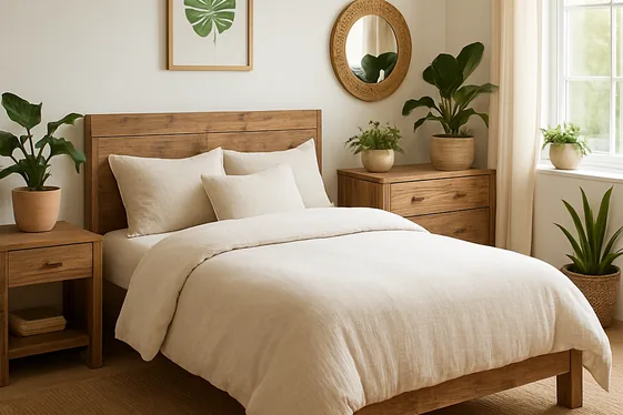 Eco-Friendly and Sustainable Decor illustration