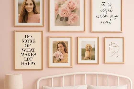 Personalized Wall Art Displays illustration