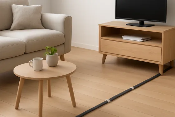Keep Floors Clear with Smart Cable Management illustration