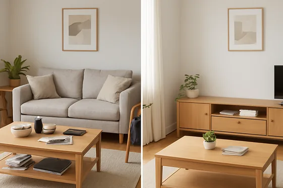 Declutter and Organize with Hidden Storage Solutions illustration