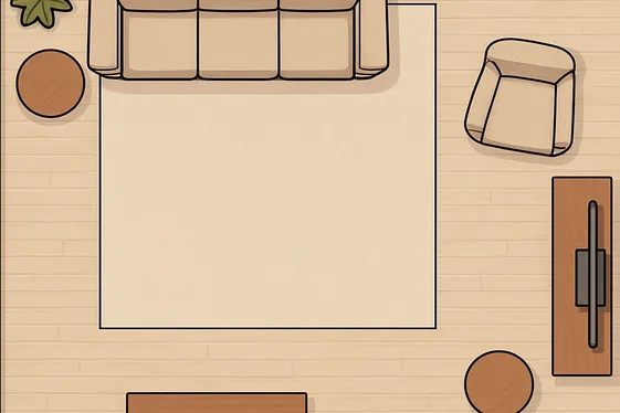 Lay Out Your Furniture to Maximize Floor Space illustration