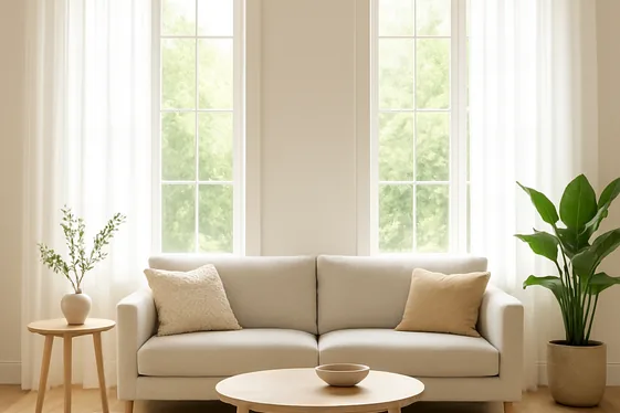 Keep Window Treatments Minimal and Airy illustration
