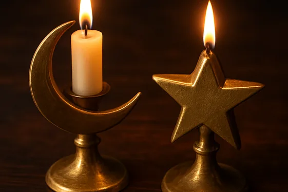 Incorporate Candles with Unique Holders illustration