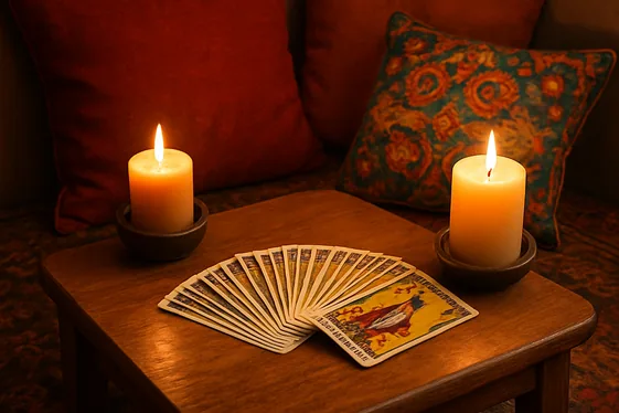 Set Up a Tarot Card Reading Nook illustration