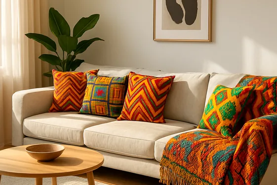 Rich African Textile Accents to Energize Your Space illustration
