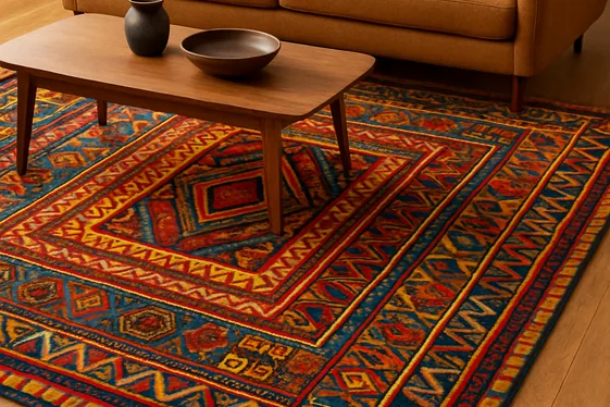 Layering Rugs with African Patterns for Texture and Color illustration