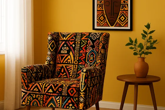 Using Bold Tribal Prints on Walls and Furniture illustration