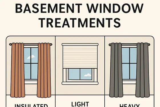 Do’s and Don’ts for Basement Window Treatments illustration
