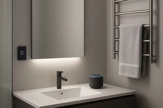 Implement Smart Bathroom Technology illustration