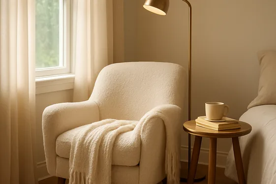 Creating a Reading Nook in Your Bedroom illustration