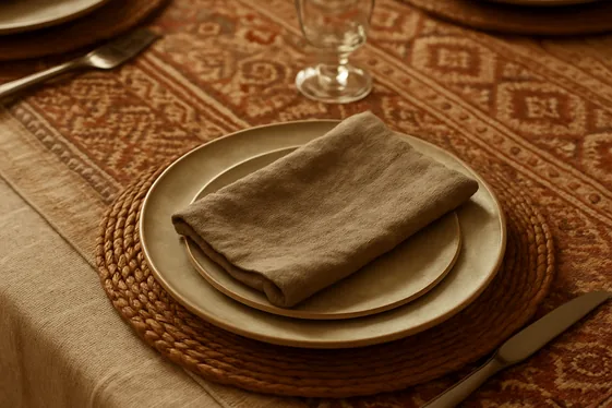 Layer Textiles for a Cozy, Inviting Table illustration