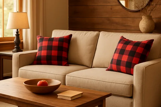 17 Buffalo Plaid Living Room Ideas for Cozy Style Guide