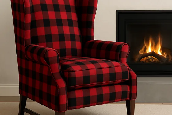 Highlight Buffalo Plaid in Upholstered Chairs illustration